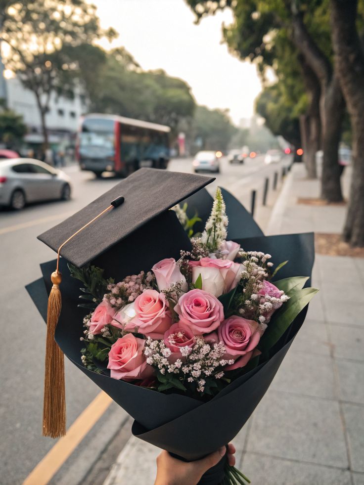 Ramo de 12 Rosas Graduaci�n 